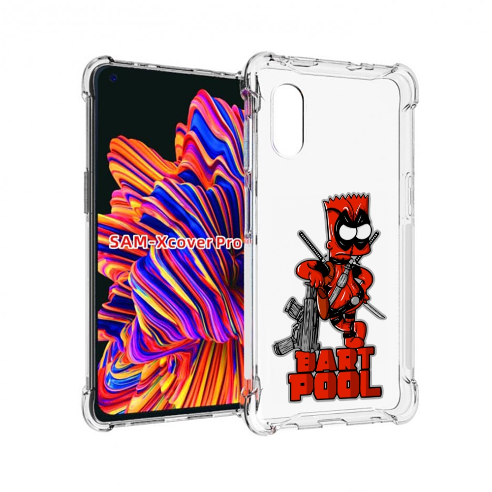 

Чехол MyPads Барт-Пул для Samsung Galaxy Xcover Pro 1, Прозрачный, Tocco