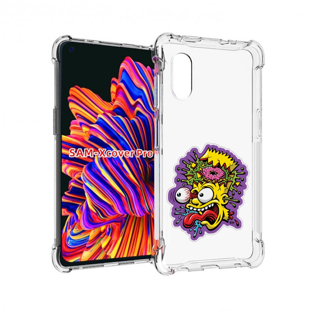 

Чехол MyPads Барт-Симпсон для Samsung Galaxy Xcover Pro 1, Прозрачный, Tocco