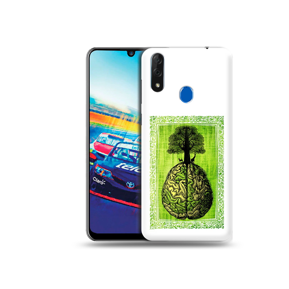 

Чехол MyPads Tocco для ZTE Blade V10 абстракция здоровый мозг (PT136503.455.211), Прозрачный, Tocco