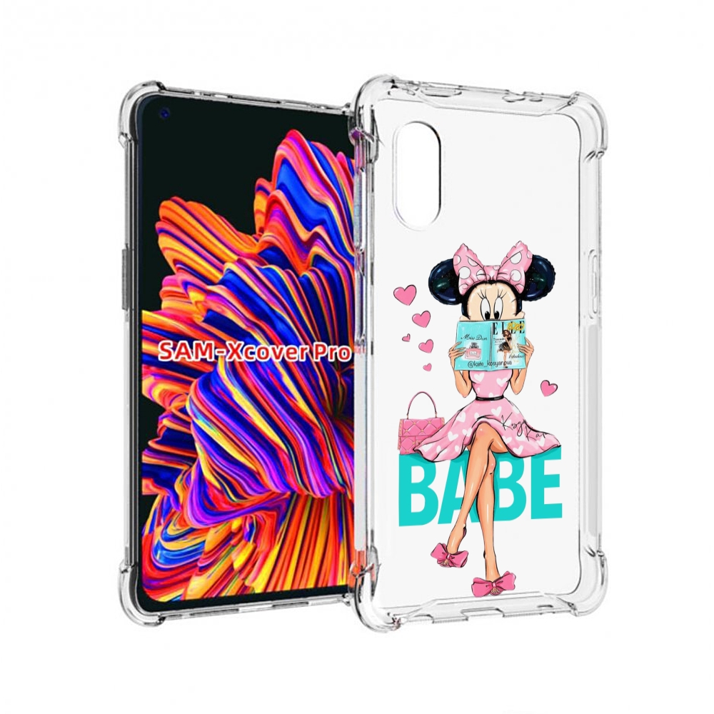 

Чехол MyPads Бейби-микки для Samsung Galaxy Xcover Pro 1, Прозрачный, Tocco