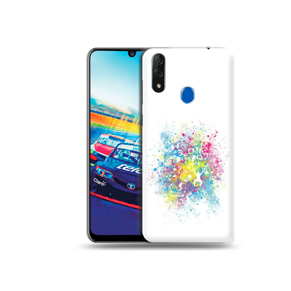 Чехол MyPads Tocco для ZTE Blade V10 акварель абстракция (PT136503.455.214)