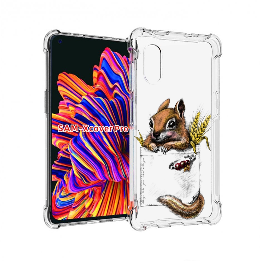 

Чехол MyPads Белочка для Samsung Galaxy Xcover Pro 1, Прозрачный, Tocco