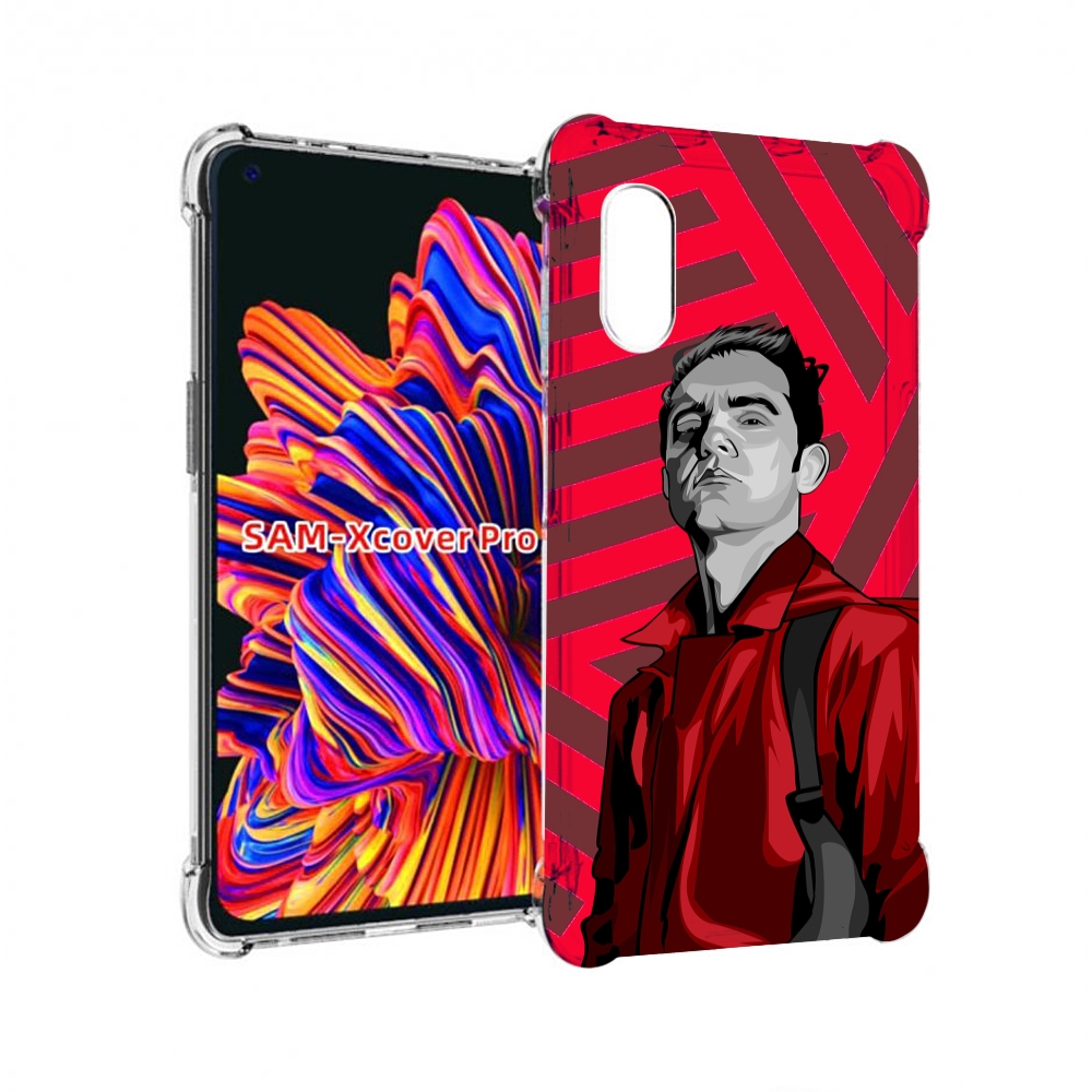 

Чехол MyPads Берлин-бумажный-дом для Samsung Galaxy Xcover Pro 1, Прозрачный, Tocco