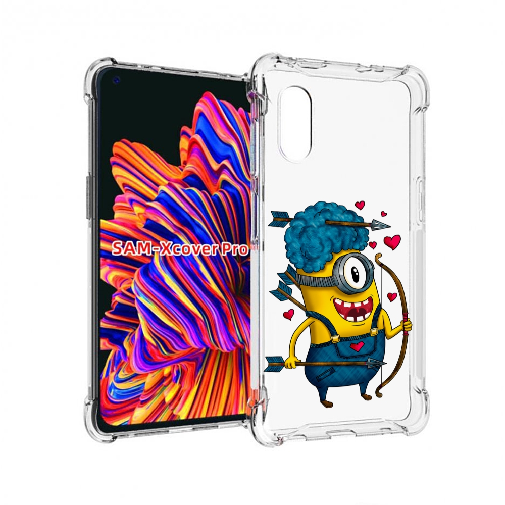 

Чехол MyPads Миньон купидон для Samsung Galaxy Xcover Pro 1, Прозрачный, Tocco