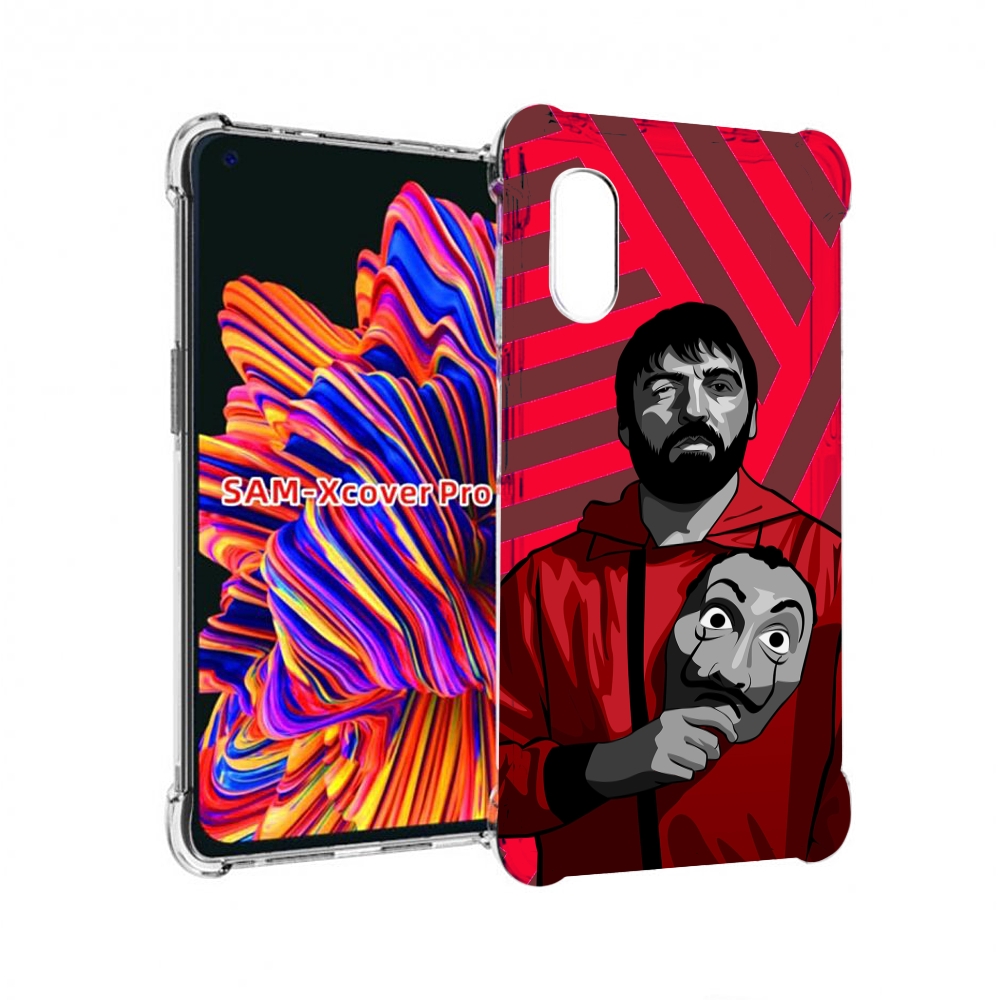 

Чехол MyPads Богата-Бумажный-дом для Samsung Galaxy Xcover Pro 1, Прозрачный, Tocco