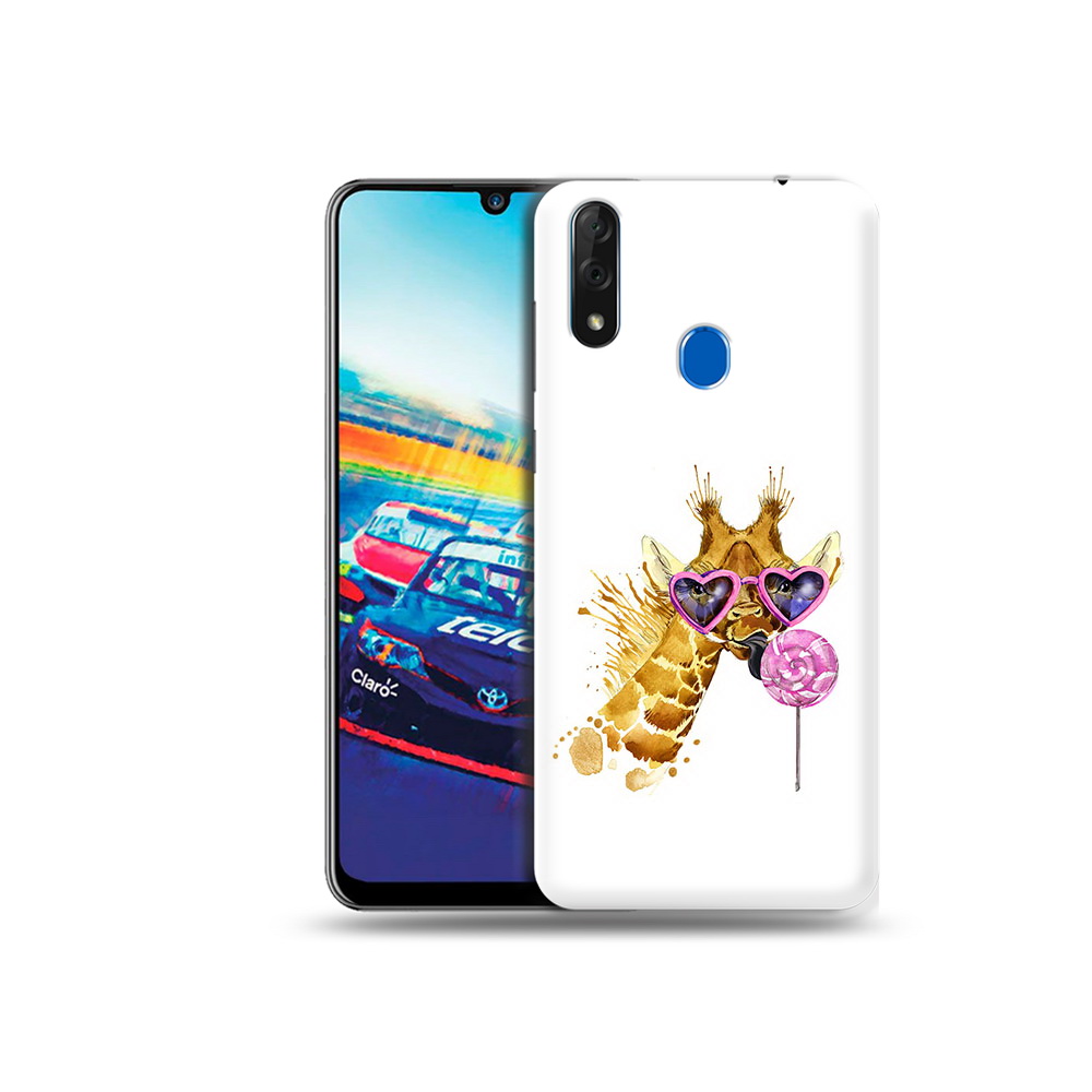 

Чехол MyPads Tocco для ZTE Blade V10 акварельный жираф (PT136503.455.217), Прозрачный, Tocco