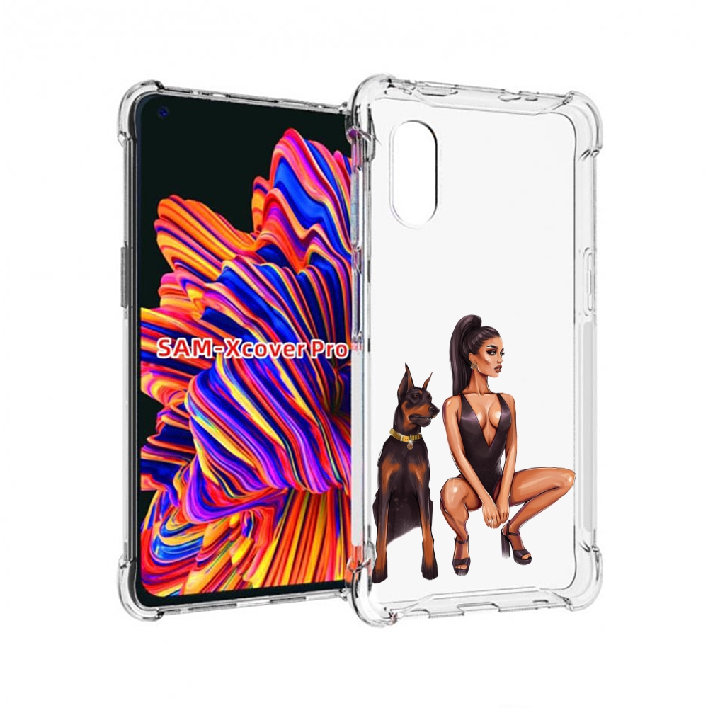 

Чехол MyPads Борзая-девушка для Samsung Galaxy Xcover Pro 1, Прозрачный, Tocco