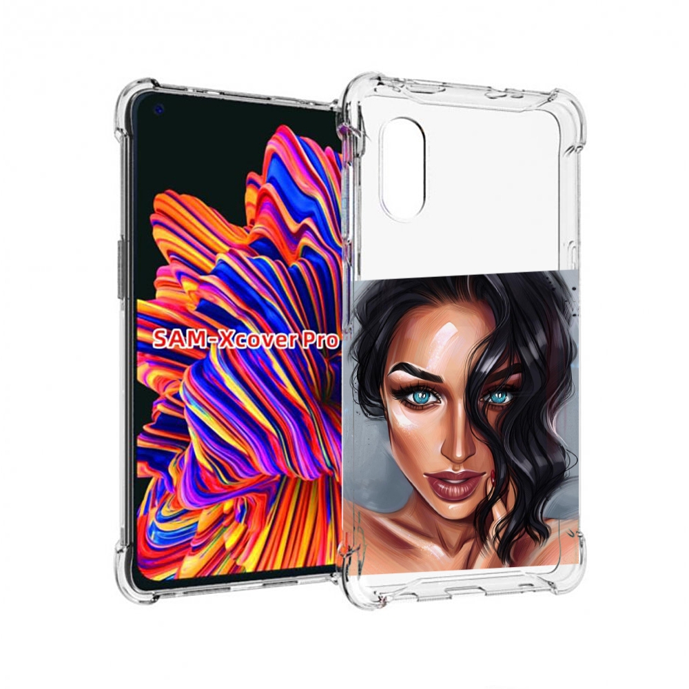 

Чехол MyPads Брюнетка для Samsung Galaxy Xcover Pro 1, Прозрачный, Tocco
