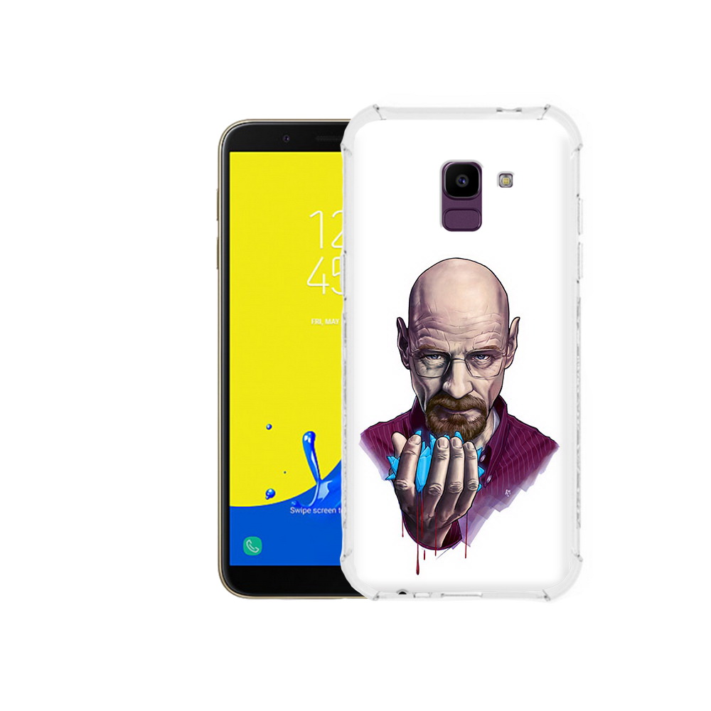 

Чехол MyPads Tocco для Samsung Galaxy J6 (2018) разработчик, Прозрачный, Tocco