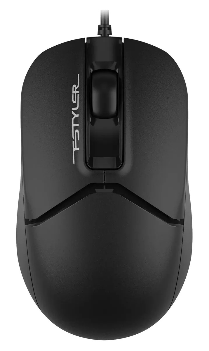 Мышь A4TECH Fstyler FM12T, оптическая, проводная, USB, черный fm12t black