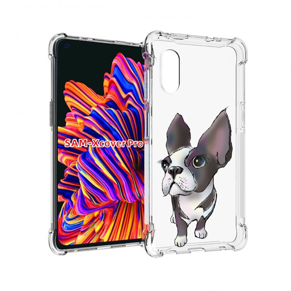 

Чехол MyPads Бульдожка для Samsung Galaxy Xcover Pro 1, Прозрачный, Tocco