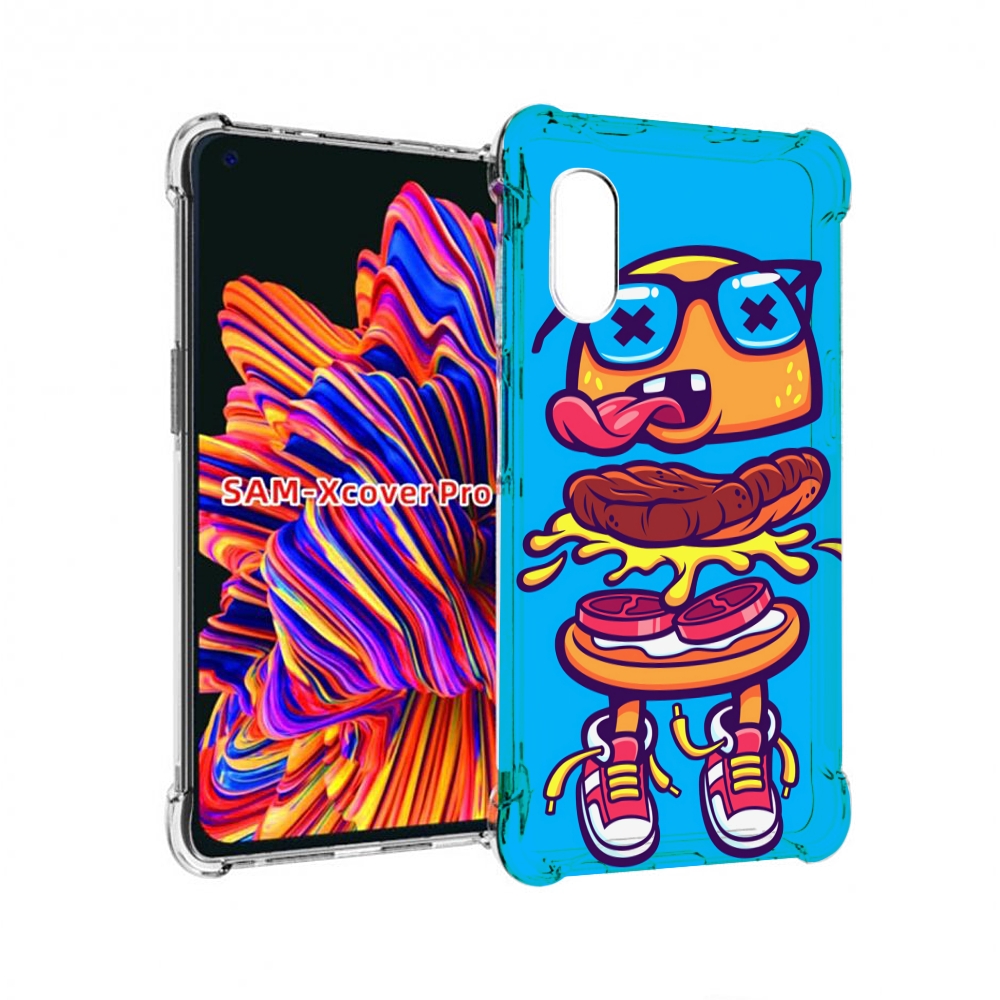 

Чехол MyPads Бургер с очками для Samsung Galaxy Xcover Pro 1, Прозрачный, Tocco