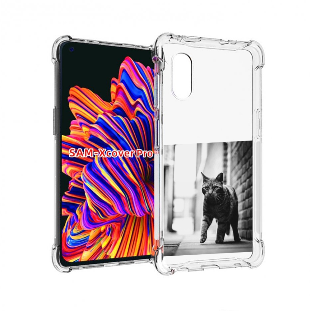 

Чехол MyPads Важный-кот для Samsung Galaxy Xcover Pro 1, Прозрачный, Tocco