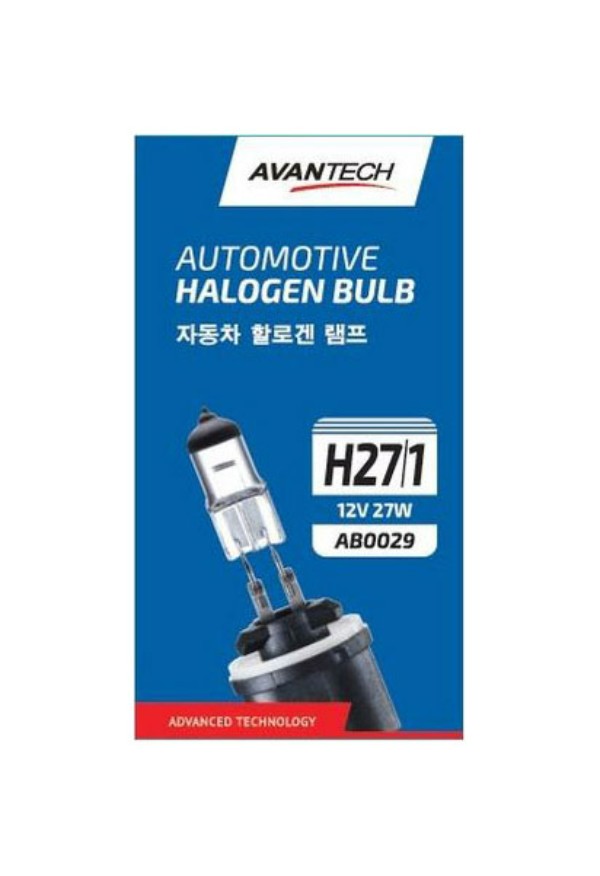 Лампа головного света Avantech H27/2 12V 27W (881 Series)