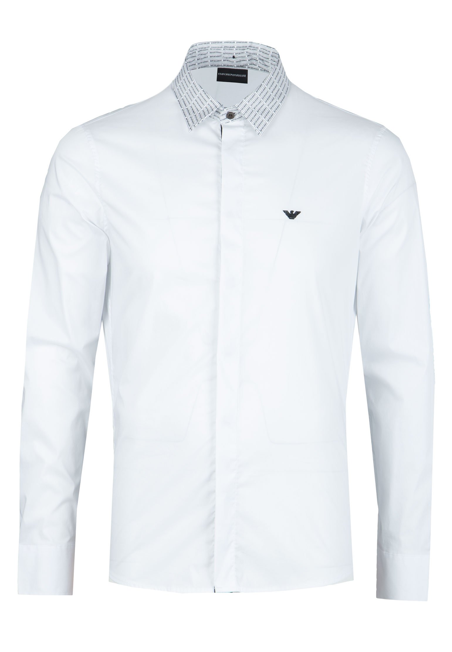 Рубашка мужская Emporio Armani 105658 белая 2XL