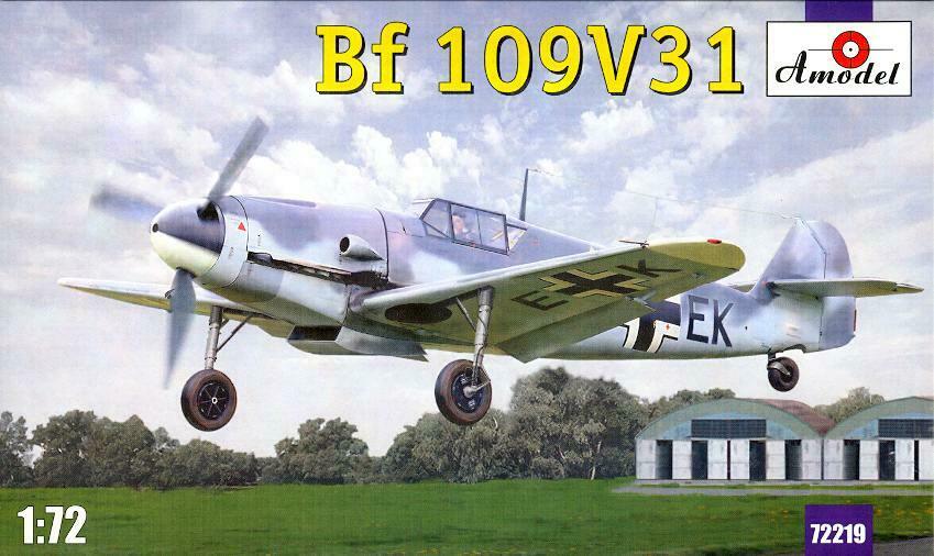 

Сборная модель Amodel 1/72 Bf-109V31 72219
