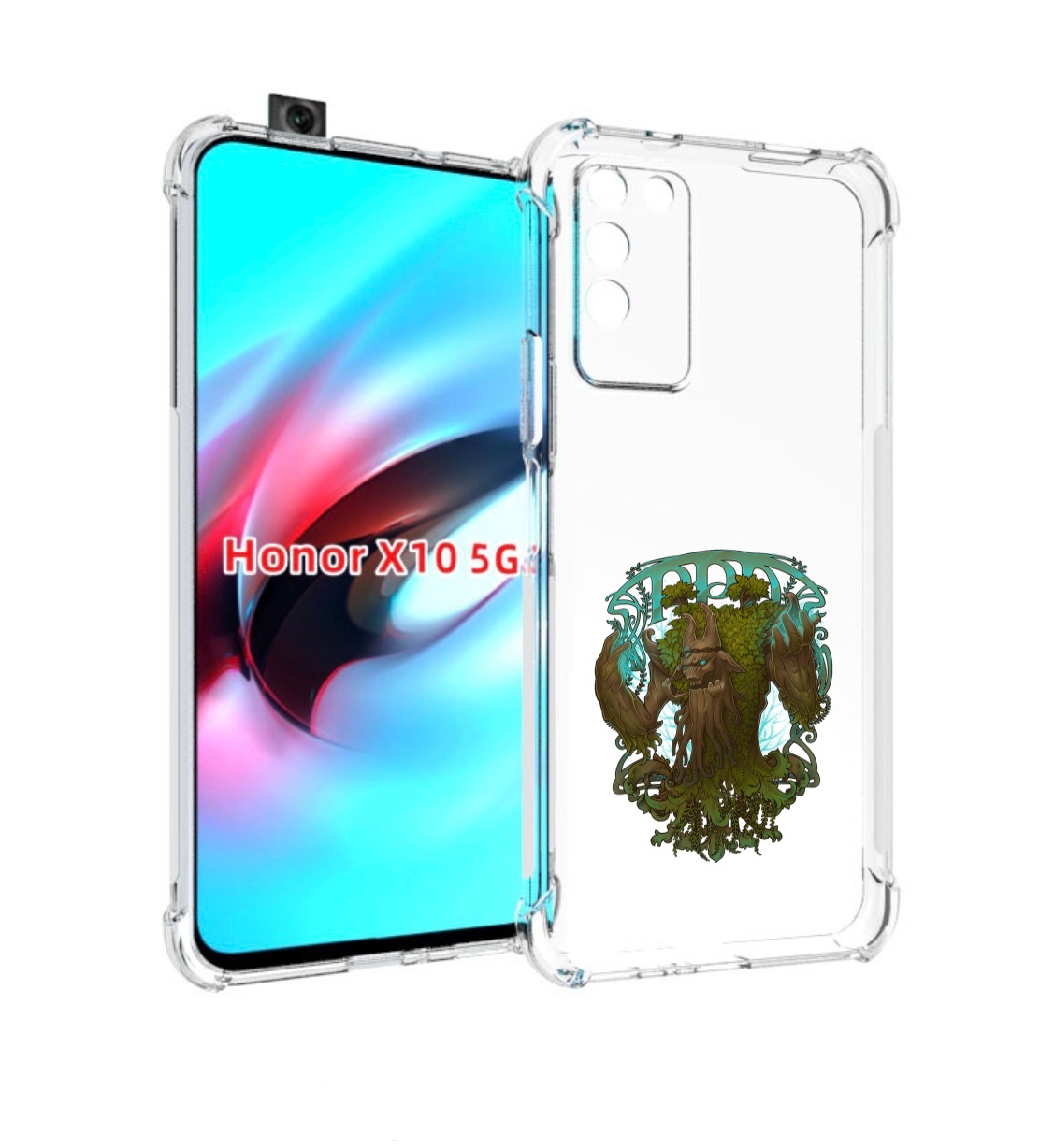 

Чехол MyPads trent protector для Honor X10, Прозрачный, Tocco