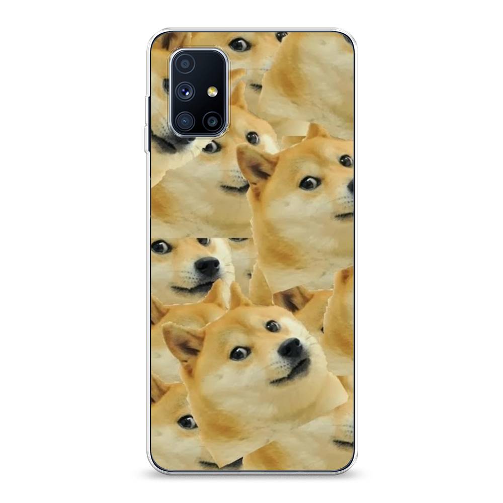 

Чехол Awog на Samsung Galaxy M51 / Самсунг M51 "Собака-подозревака фон", Разноцветный, 2101550-9