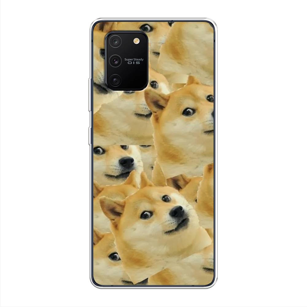 

Чехол Awog на Samsung Galaxy S10 Lite / Самсунг S10 Lite "Собака-подозревака фон", Разноцветный, 210050-9