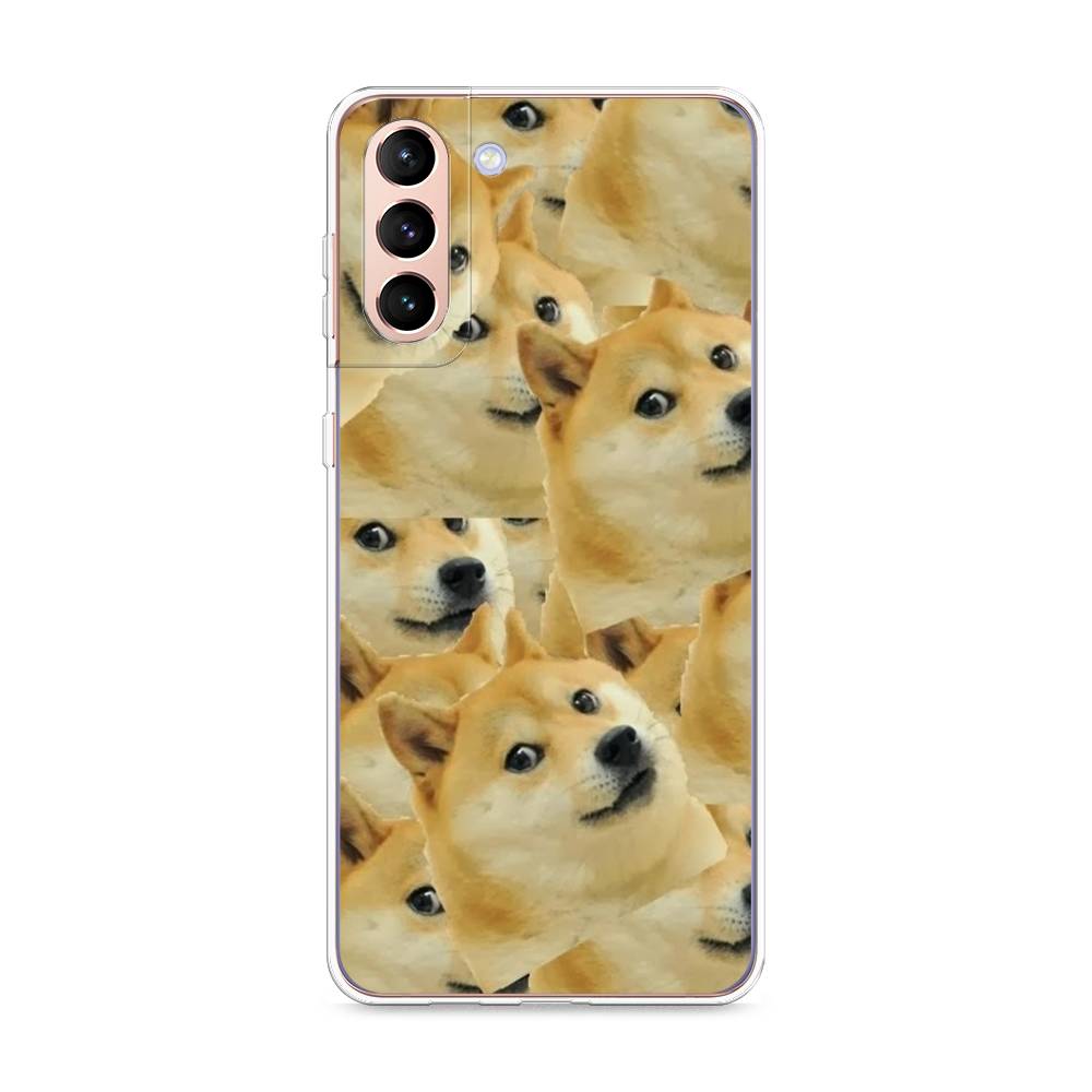 

Чехол Awog на Samsung Galaxy S21 + / Самсунг S21 + "Собака-подозревака фон", Разноцветный, 2102150-9