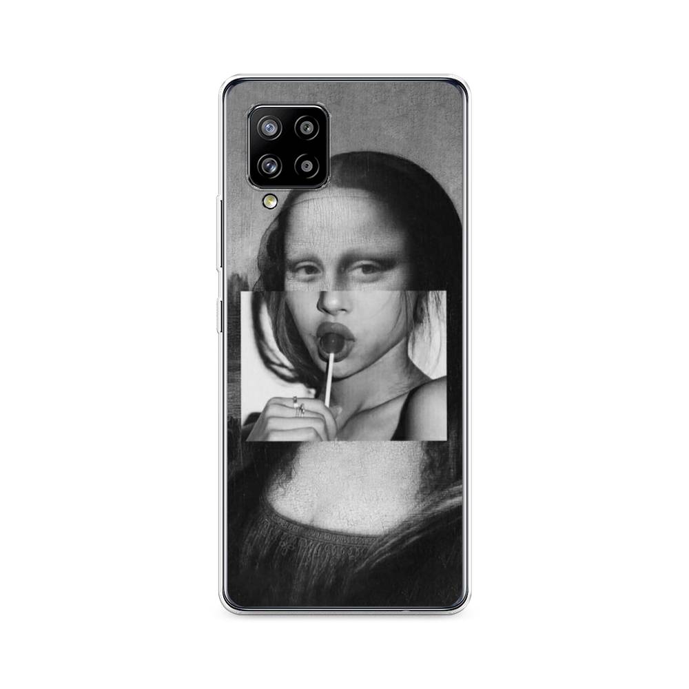 фото Силиконовый чехол "mona lisa sucking lollipop" на samsung galaxy a42 awog