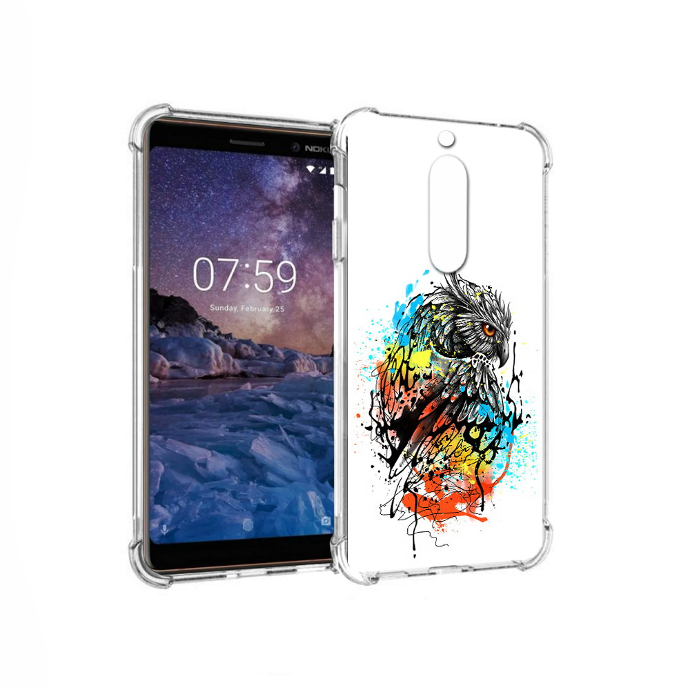 

Чехол MyPads Tocco для Nokia 7 Творческая сова (PT95887.123.170), Прозрачный, Tocco