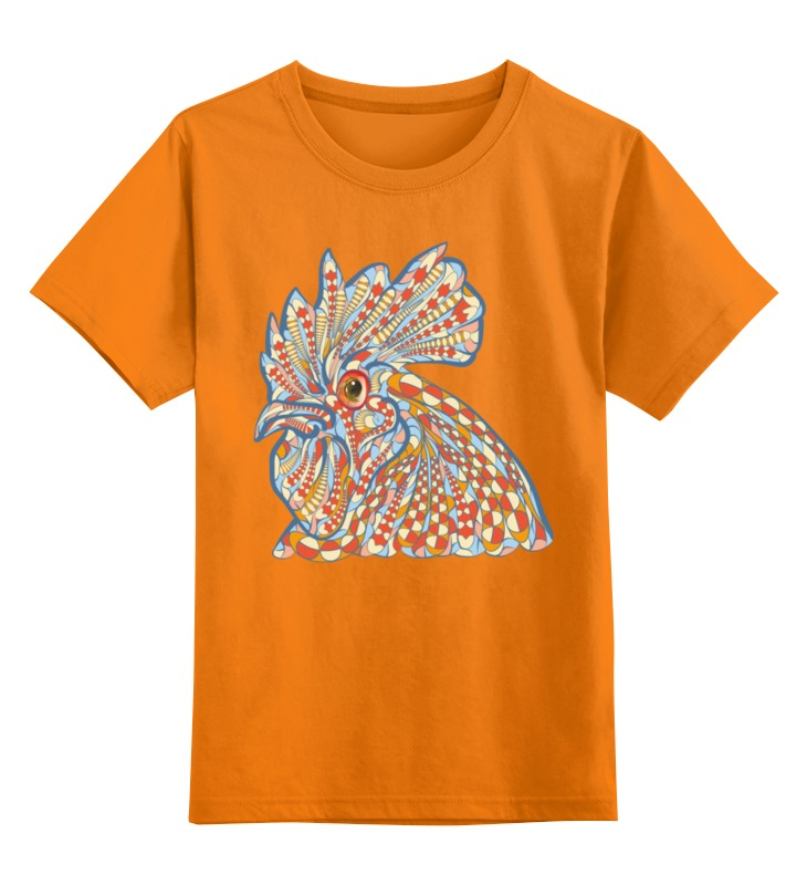 

Детская футболка Printio Ethnic rooster цв.оранжевый р.164, 0000002489843