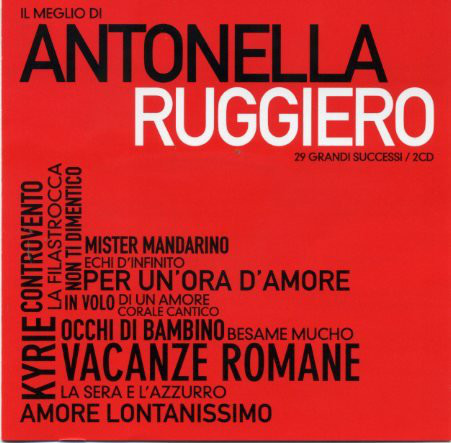 

Antonella Ruggiero ‎– Il Meglio Di Antonella Ruggiero (29 Grandi Successi) (2 CD)