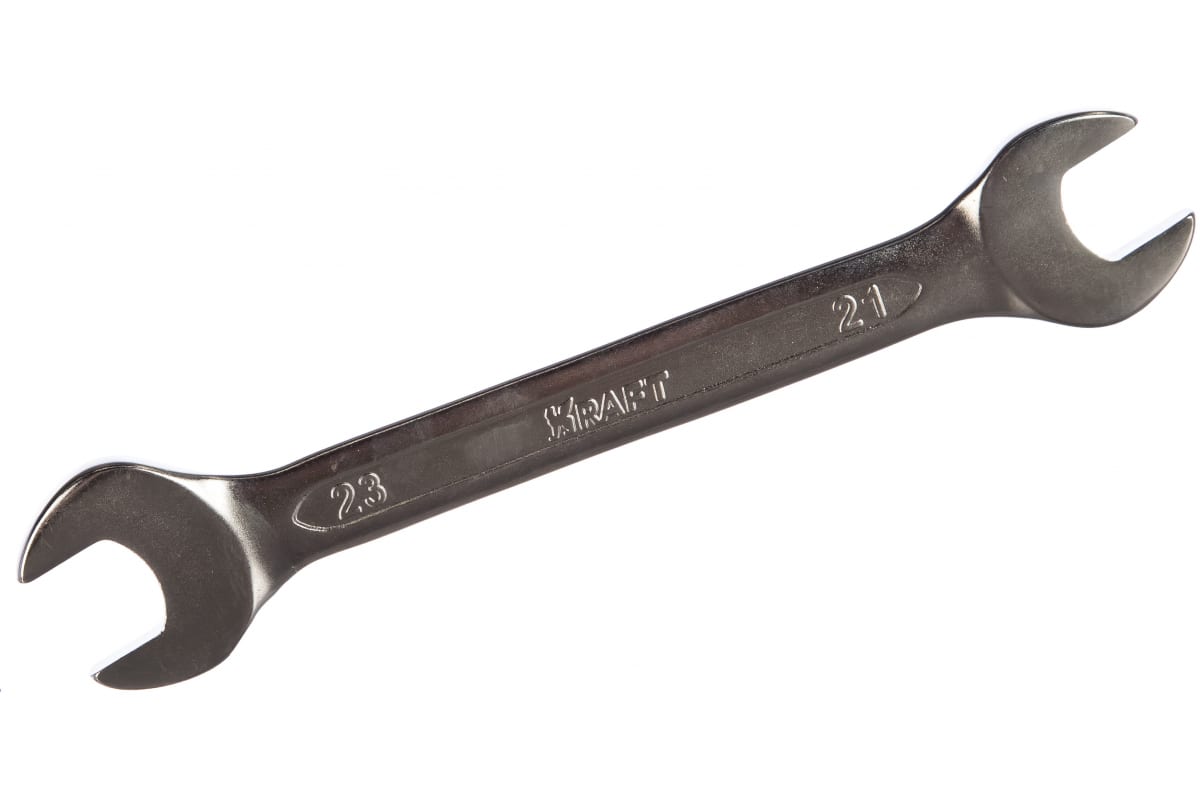 Ключ Рожковый 21 X 23 Мм (Cr-V; Холодный Штамп, Холдер) Kraft арт. KT 700533
