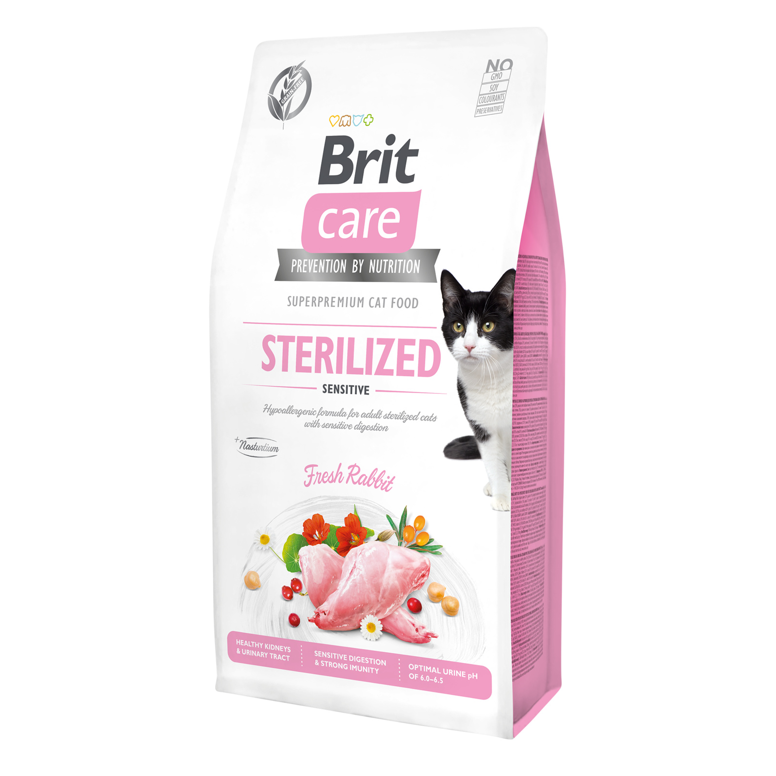 

Сухой корм для кошек Brit CARE CAT GRAIN-FREE , кролик, 7кг