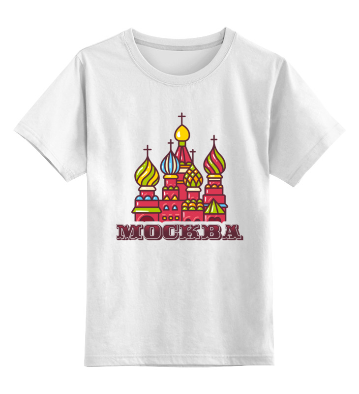 

Детская футболка Printio Москва цв.белый р.164, 0000002533997