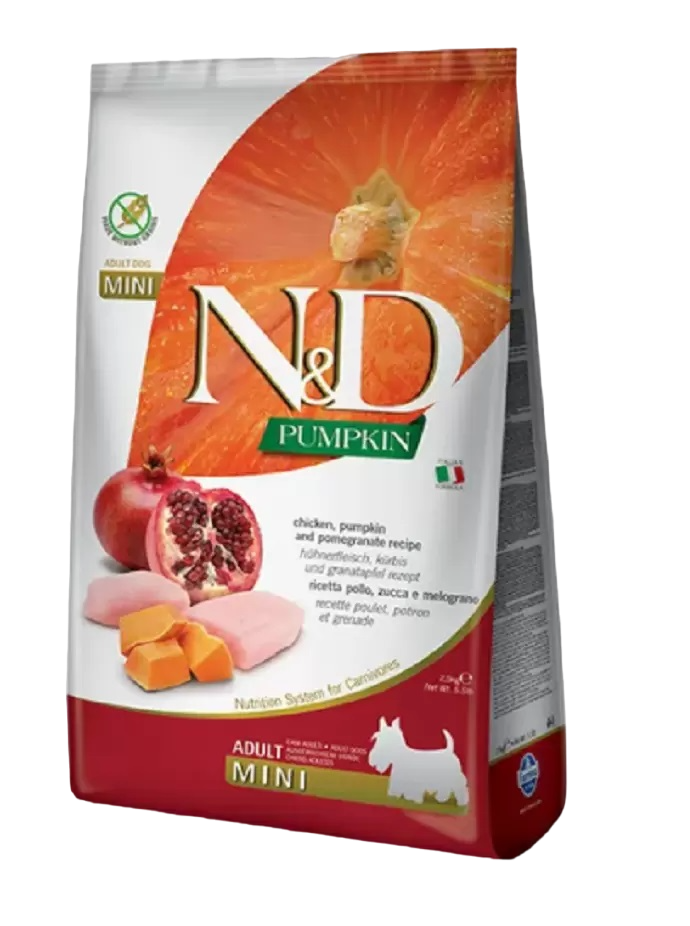 

Сухой корм для собак Farmina DOG N&D GRAIN FREE , курица, фрукты, 7кг