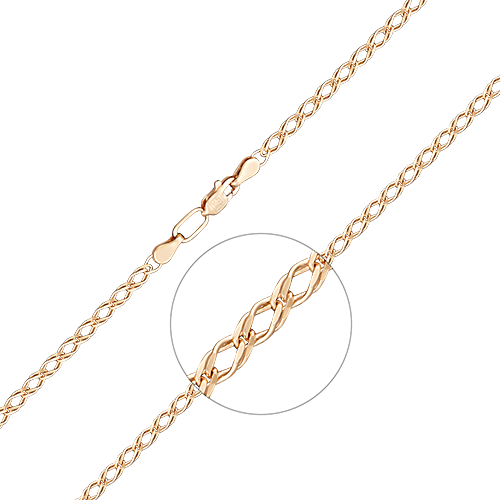 

Цепочка из красного золота 50 см PLATINA jewelry 21-0303-045-1110-17, 21-0303-045-1110-17_p