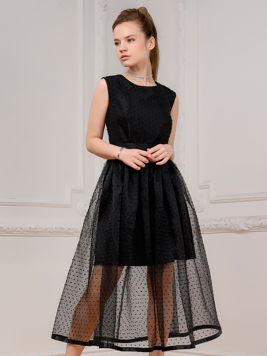 фото Платье женское 1001dress 0142101-02620 черное 40 ru