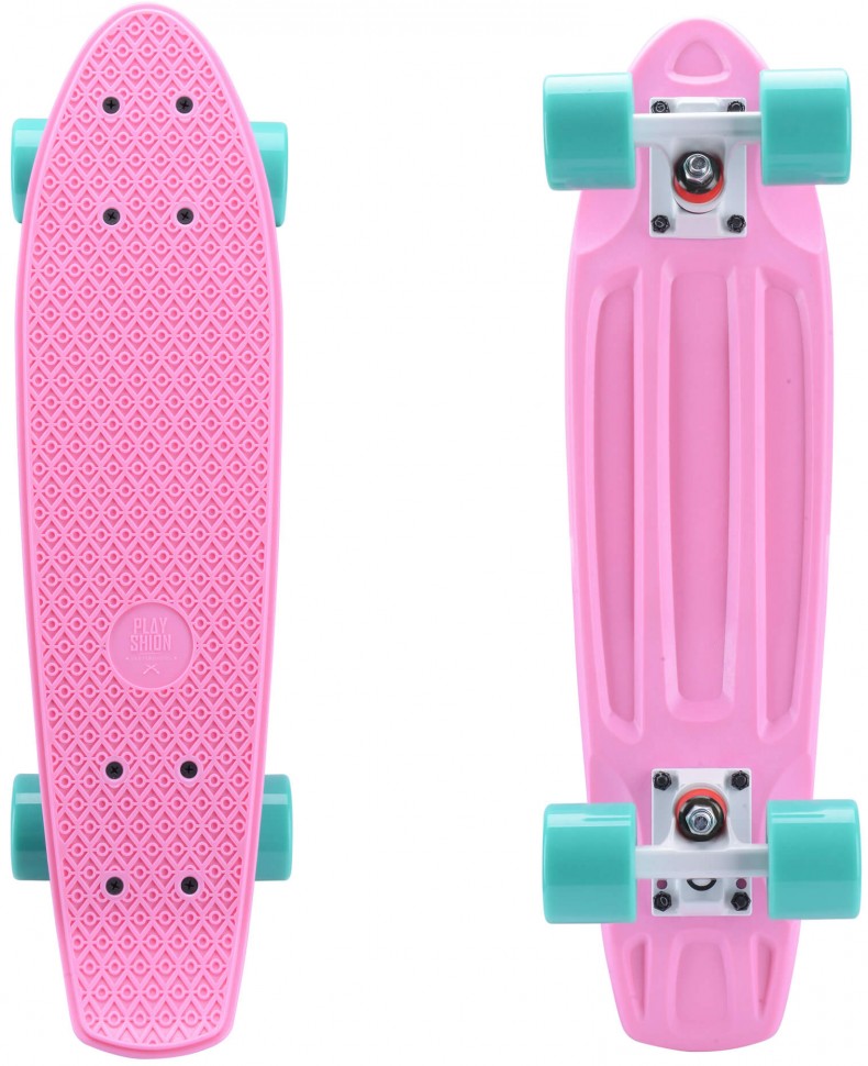 фото Пенни борд plank miniboard 55,8х14,5 см, розовый