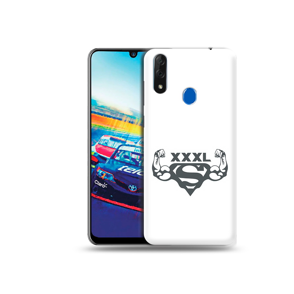 

Чехол MyPads Tocco для ZTE Blade V10 бодибилдинг супермен (PT136503.455.237), Прозрачный, Tocco