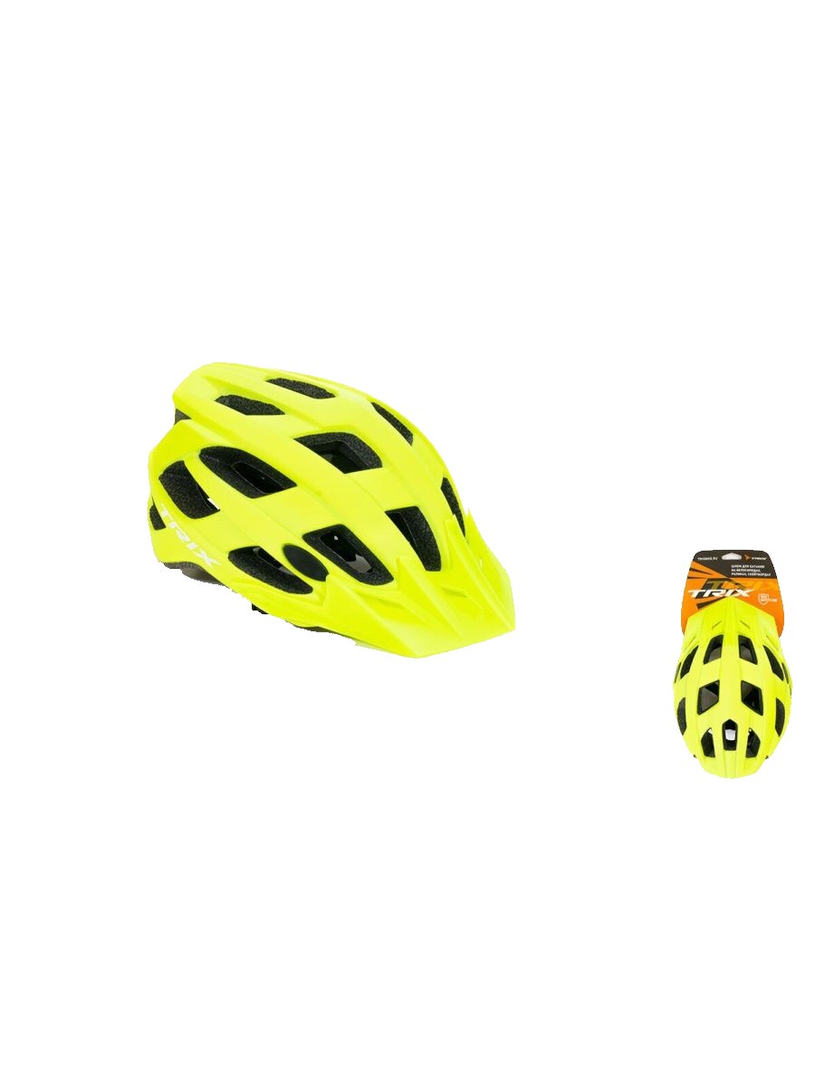 Шлем вело TRIX, кросс-кантри, 22 отверстия, регулировка обхвата, размер: M 57-58см, In