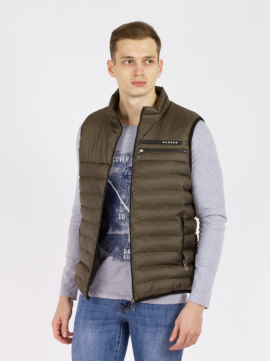 

Утепленный жилет мужской DANGER GD57000496 хаки 3XL, GD57000496