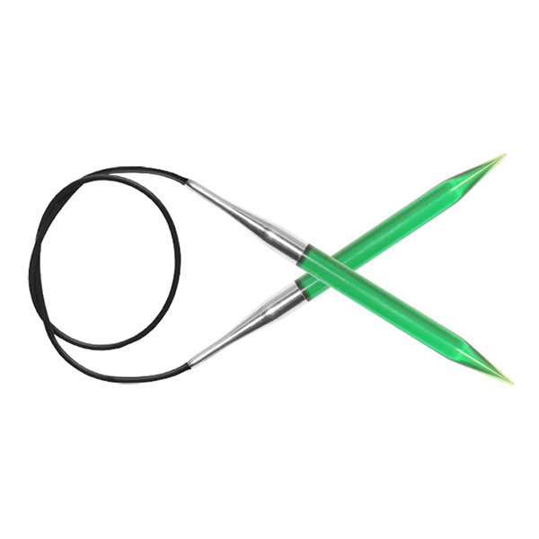 

Спицы круговые "Trendz", 9 мм, 80 см, цвет: зеленый