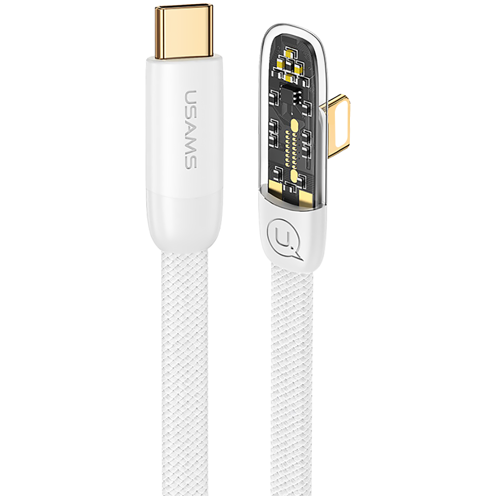 Кабель USB Type-C -Lightning Usams US-SJ586 2 м белый