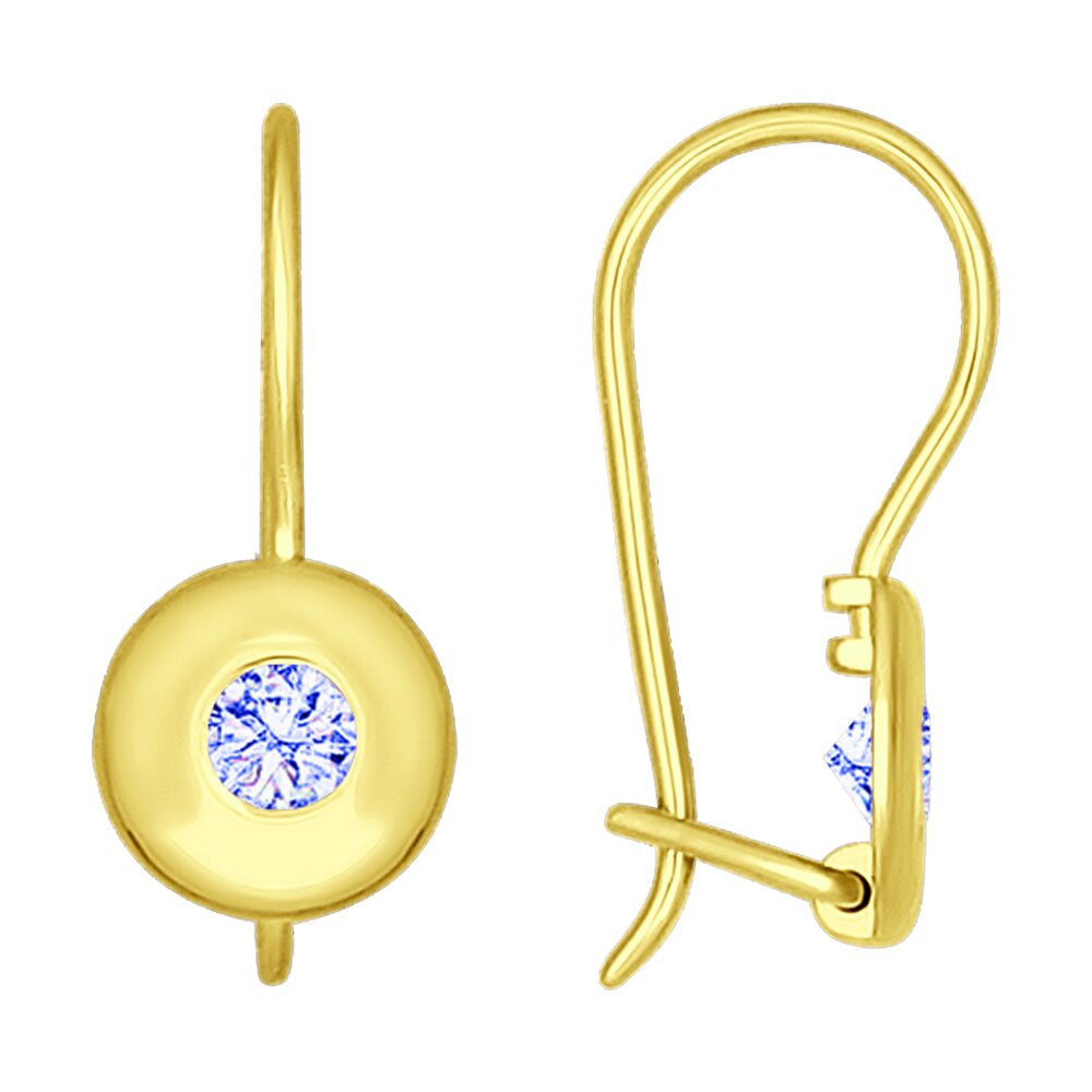 

Серьги из золота SOKOLOV 027223-2, фианит, 027223-2