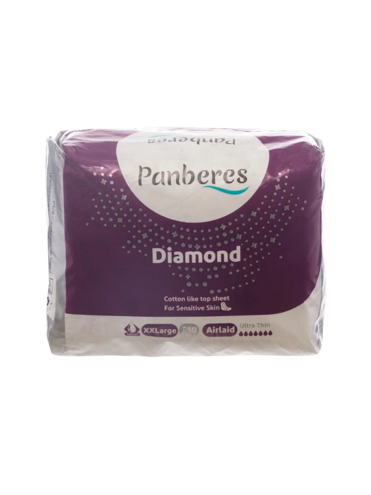 Прокладки гигиенические Panberes Diamond Cotton Airlaid kotex ежедневные гигиенические антибактериальные длинные прокладки 18 шт