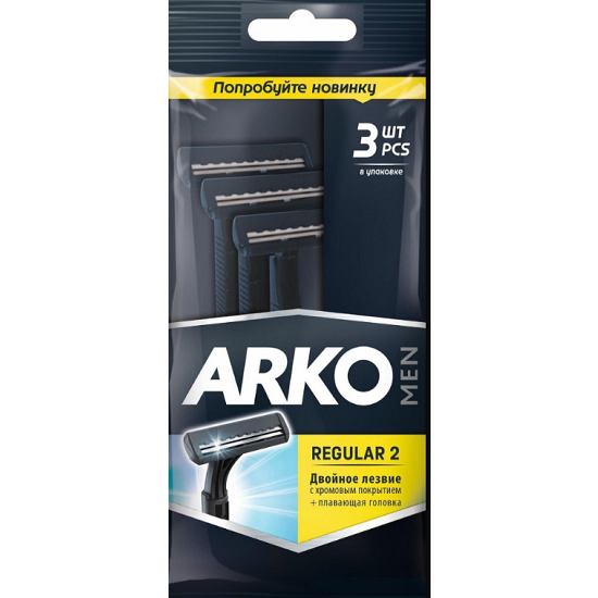 фото Станок для бритья arko men regular t2 3 шт