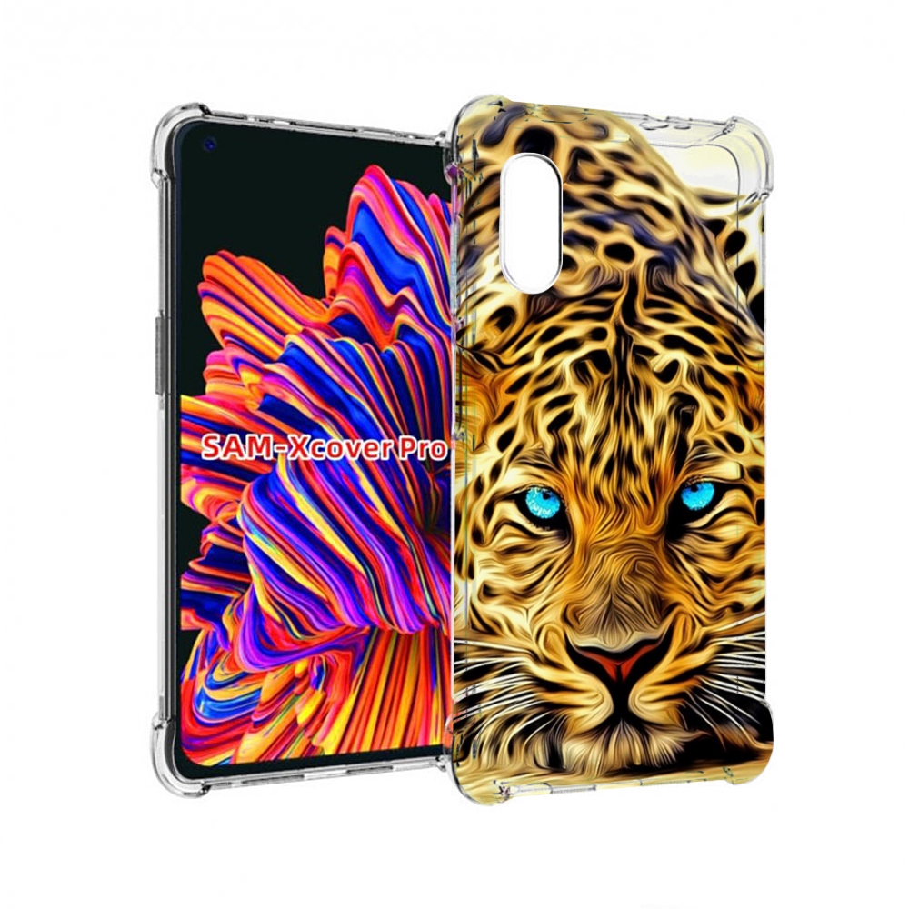 

Чехол MyPads Голубоглазый-гепард для Samsung Galaxy Xcover Pro 1, Прозрачный, Tocco