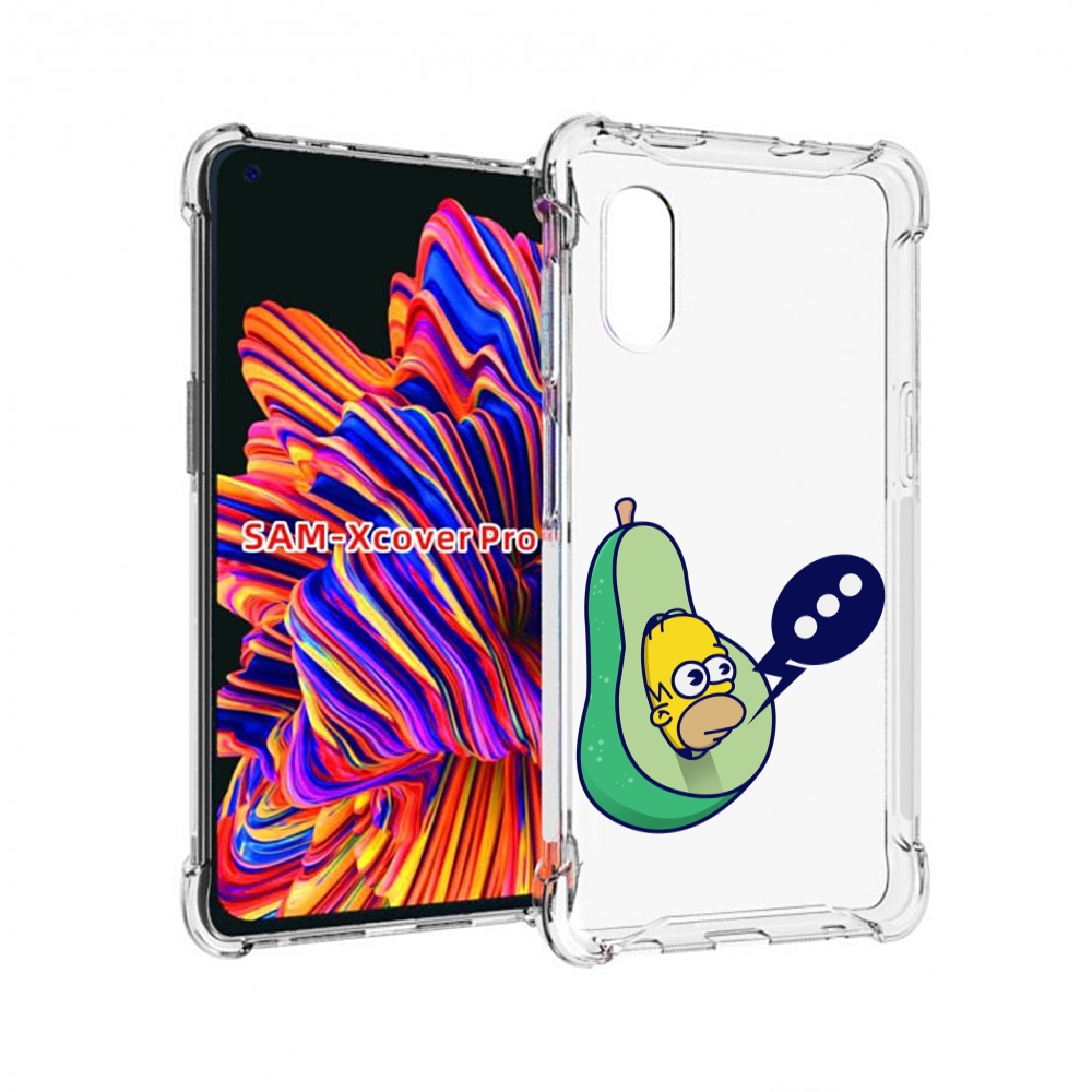 

Чехол MyPads Гомер-авокадо для Samsung Galaxy Xcover Pro 1, Прозрачный, Tocco