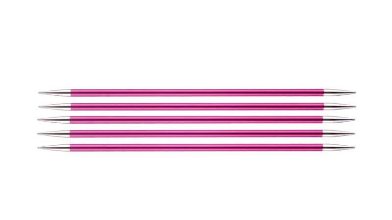 

Спицы чулочные "Zing", 5 мм, 20 см, 5 штук в упаковке, Розовый, Zing