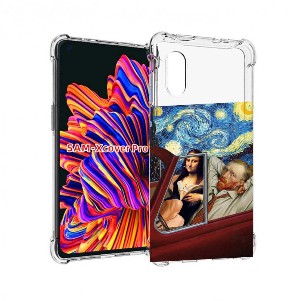 

Чехол MyPads Да-Винчи-в-одном для Samsung Galaxy Xcover Pro 1, Прозрачный, Tocco