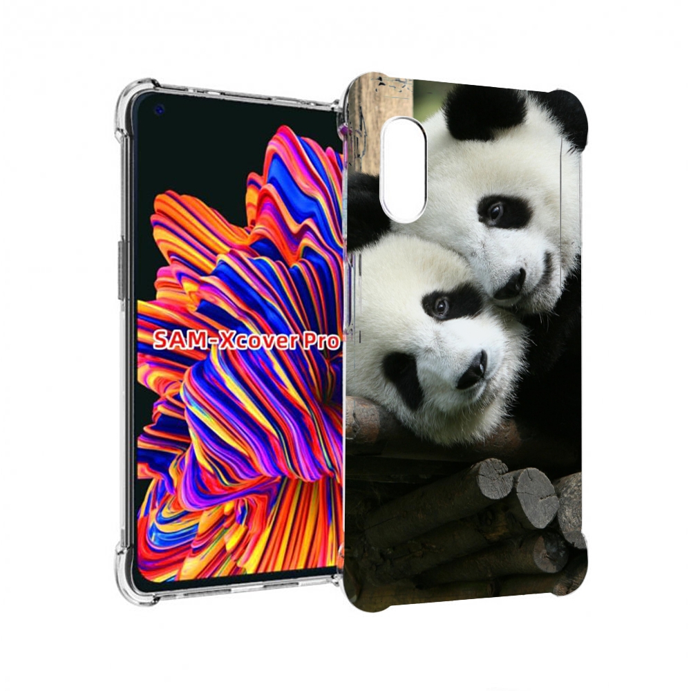

Чехол MyPads Две-панды для Samsung Galaxy Xcover Pro 1, Прозрачный, Tocco