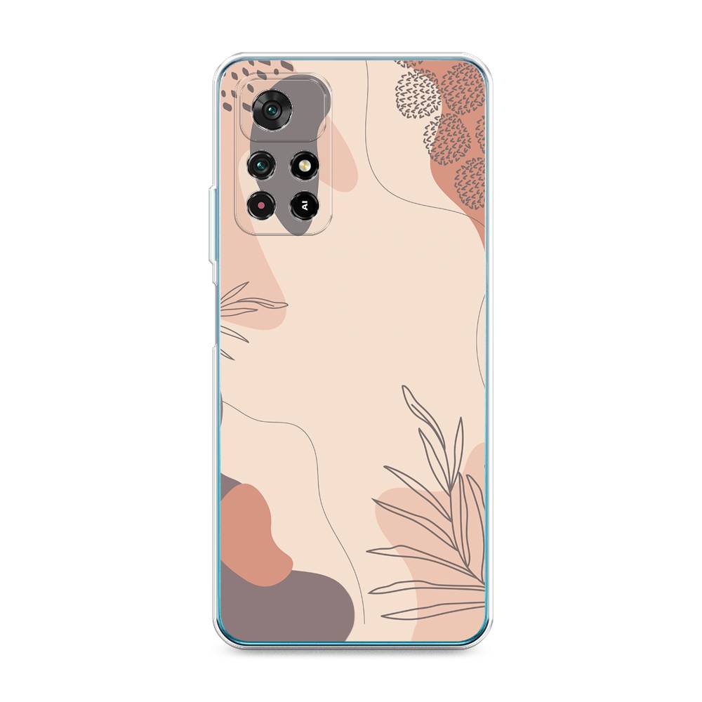 

Чехол на Xiaomi Poco M4 Pro 5G/Redmi Note 11S 5G "Зима 7", Коричневый;серый, 311850-4