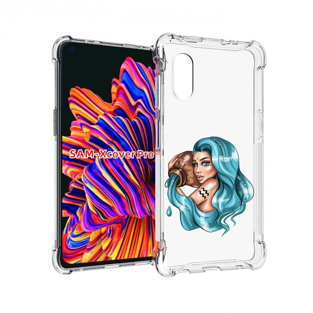 

Чехол MyPads Девушка-Водолей для Samsung Galaxy Xcover Pro 1, Прозрачный, Tocco